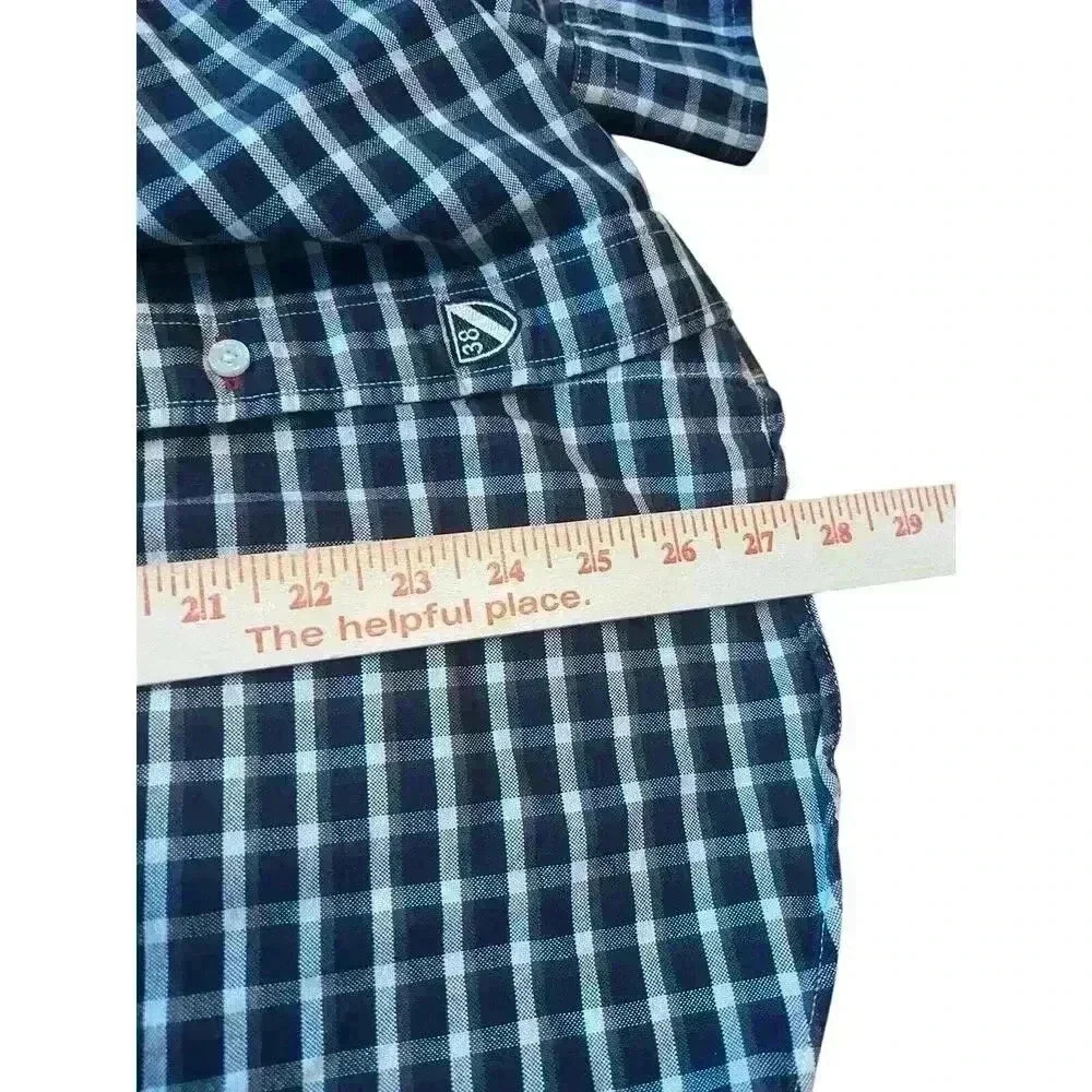 Cremieux Classics‎ Sx Sm 100% Cotton Checked Buttondown Shirt Preppy Office - Picture 7 of 11